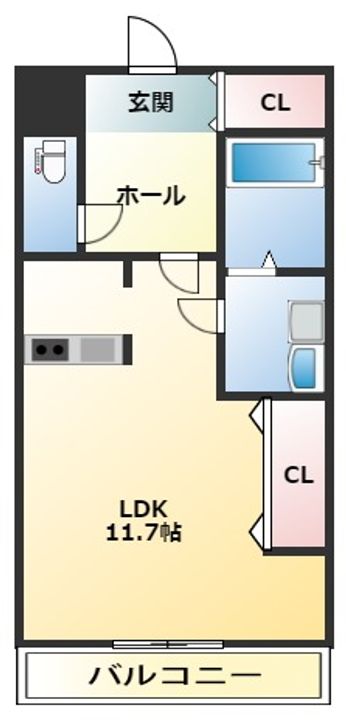 ロイヤルヒルズfの間取り