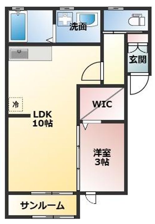 クロノスBの間取り