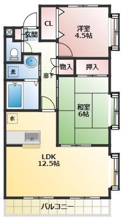 サンパティックパルの間取り