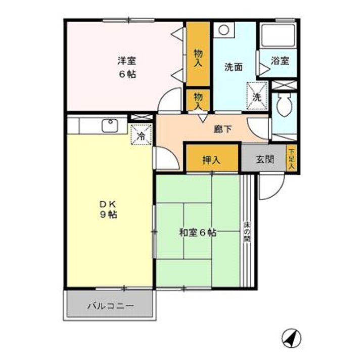 セジュールChez moi(シェモア)の間取り