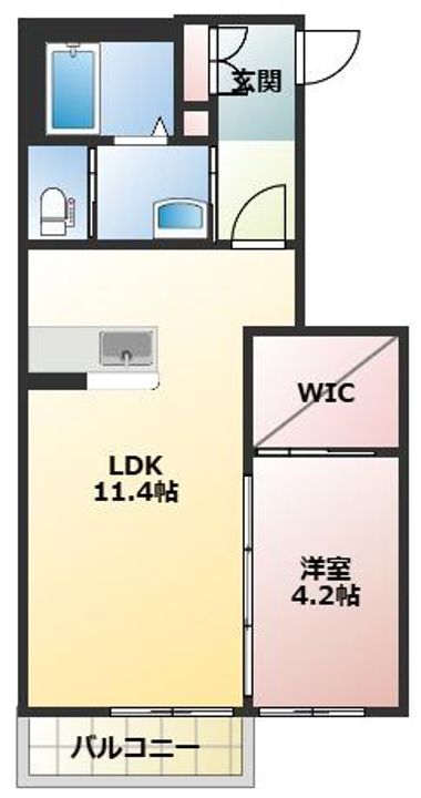 K-ブルーノⅢの間取り