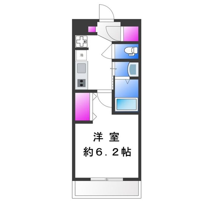 Luxe布施南Ⅱの間取り