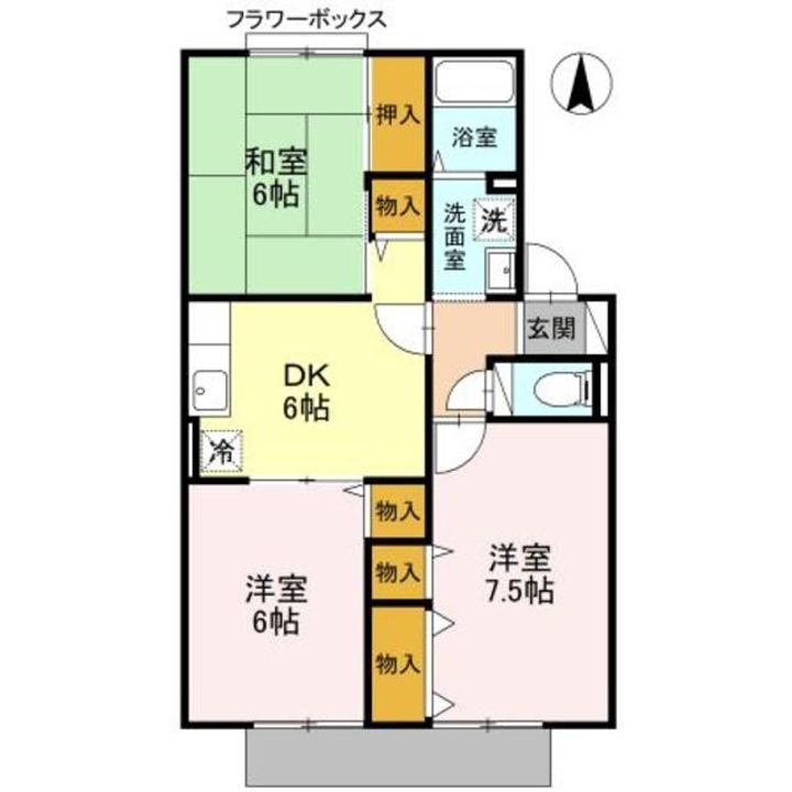 グリーンコートの間取り