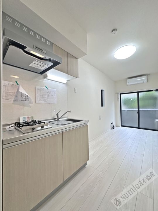 ハーモニーテラス中川東のキッチン