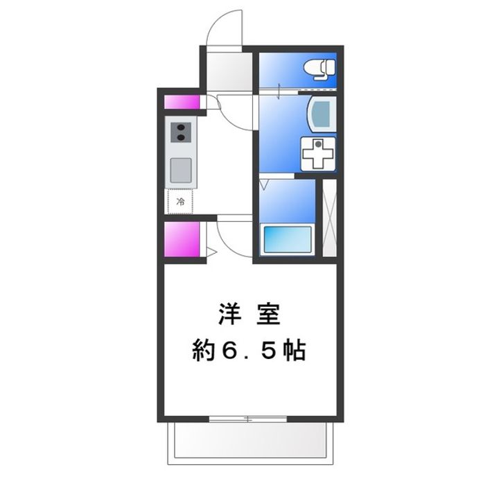 アッシュメゾン平野EASTの間取り