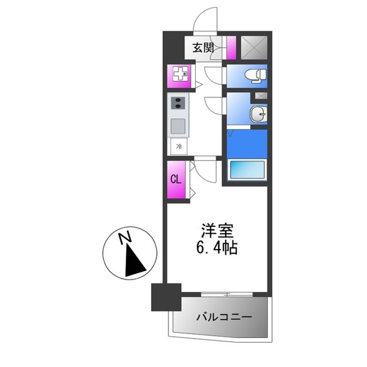 エスリード大阪平野プライムの間取り