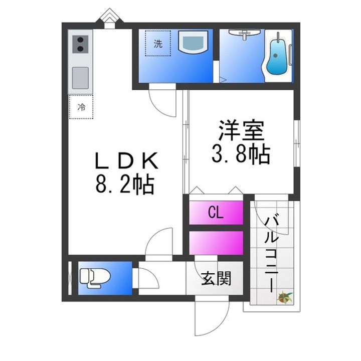 F asecia Radの間取り