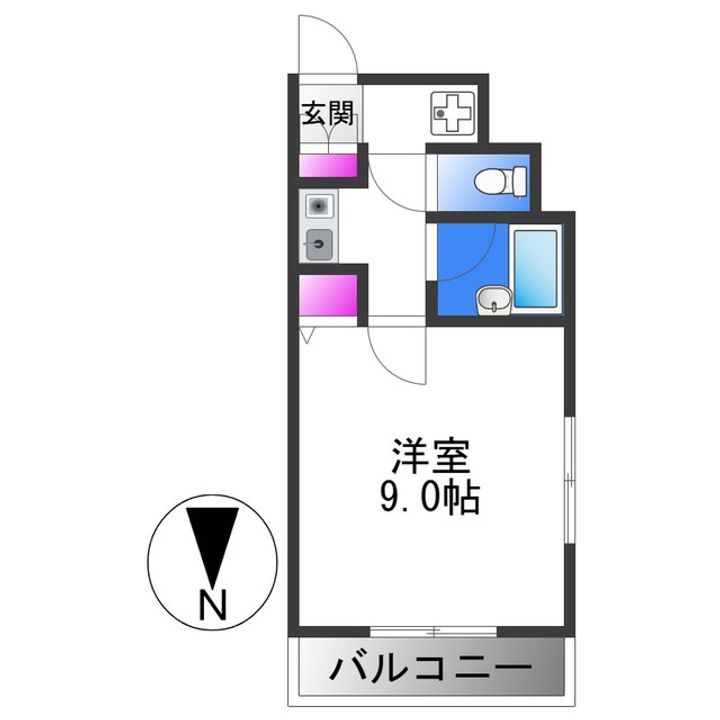 FRONT OF THE POLICE新光の間取り