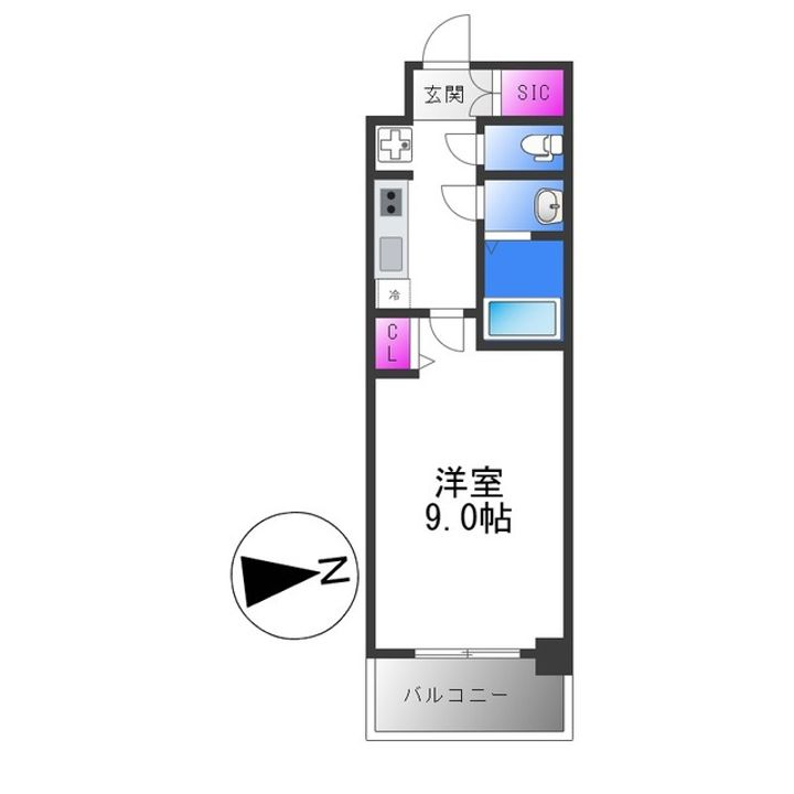 ArtizA堺東の間取り