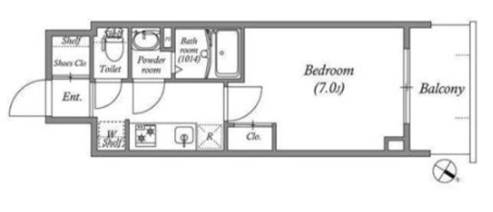 GENOVIA神戸湊川公園の間取り