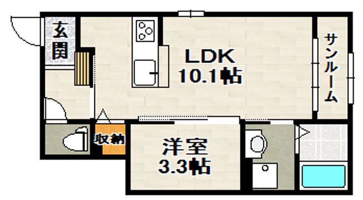 メヌエットの間取り