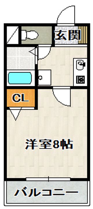 アリスオブゴールデンバッハ2Dの間取り