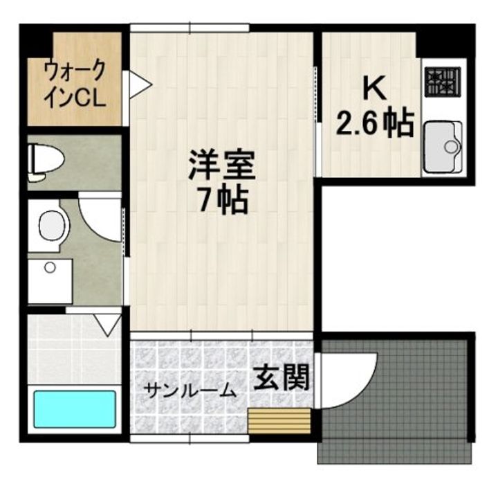 メゾン グランシャンの間取り