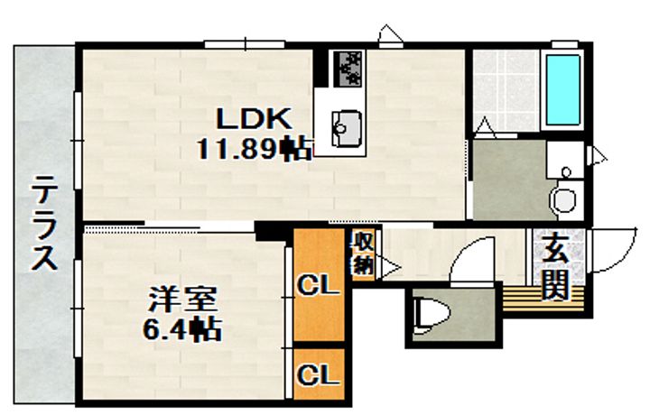 リバージュの間取り