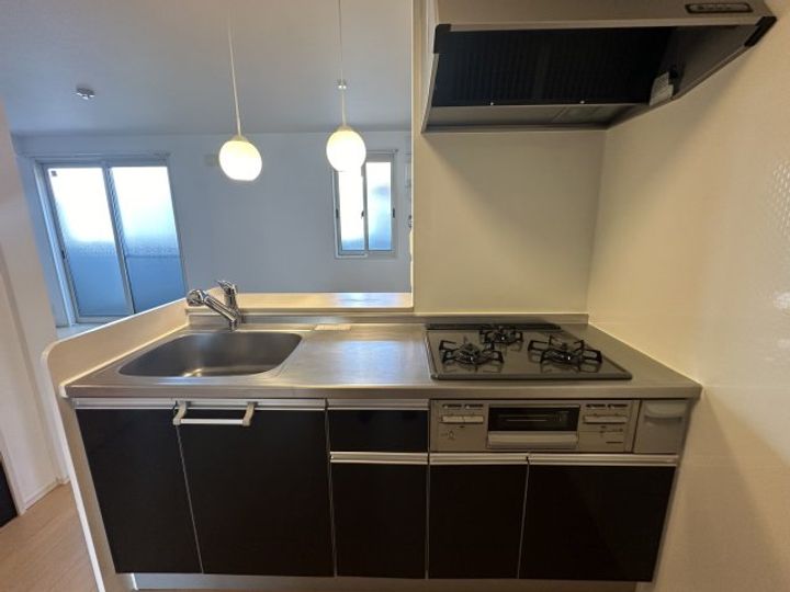 兵庫県神戸市灘区岩屋中町3丁目(アパート)の賃貸物件のキッチン