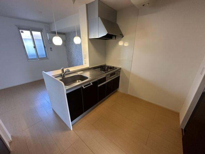 兵庫県神戸市灘区岩屋中町3丁目(アパート)の賃貸物件のキッチン