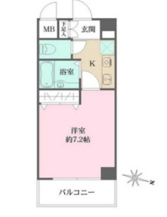 アルシュ住吉の間取り