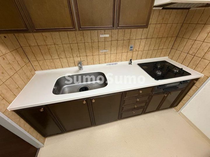 兵庫県神戸市東灘区西岡本6丁目(マンション)の賃貸物件のキッチン