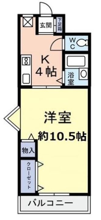 兵庫県神戸市長田区五位ノ池町3丁目(マンション)の賃貸物件の間取り