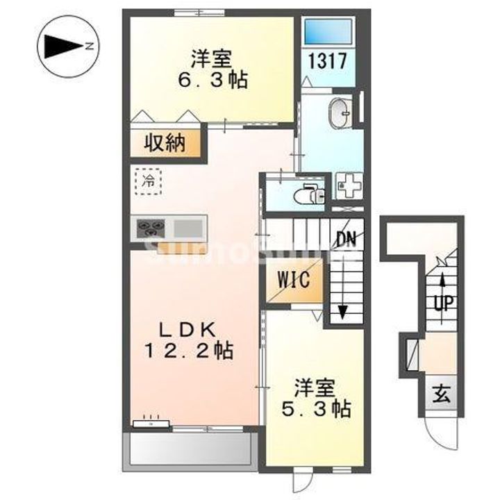 フロリバンダの間取り