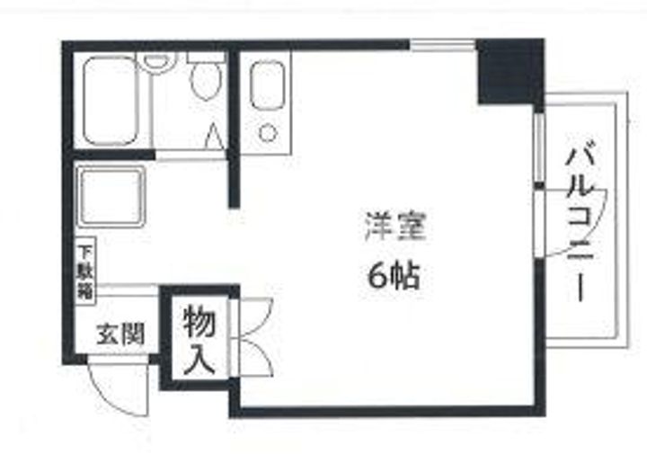 兵庫県神戸市灘区備後町2丁目(マンション)の賃貸物件の間取り