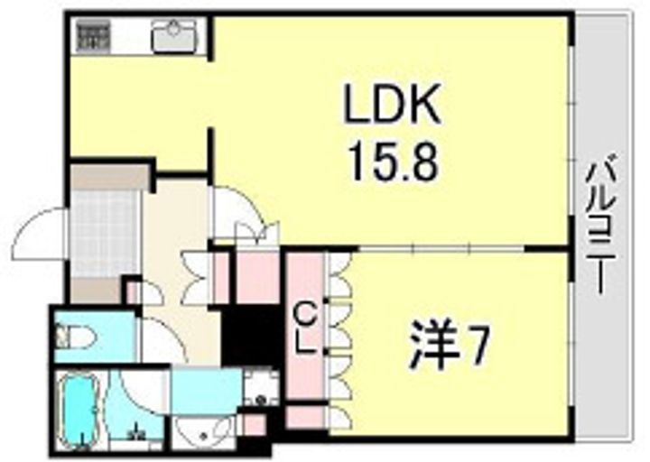 The Kitahamaの間取り
