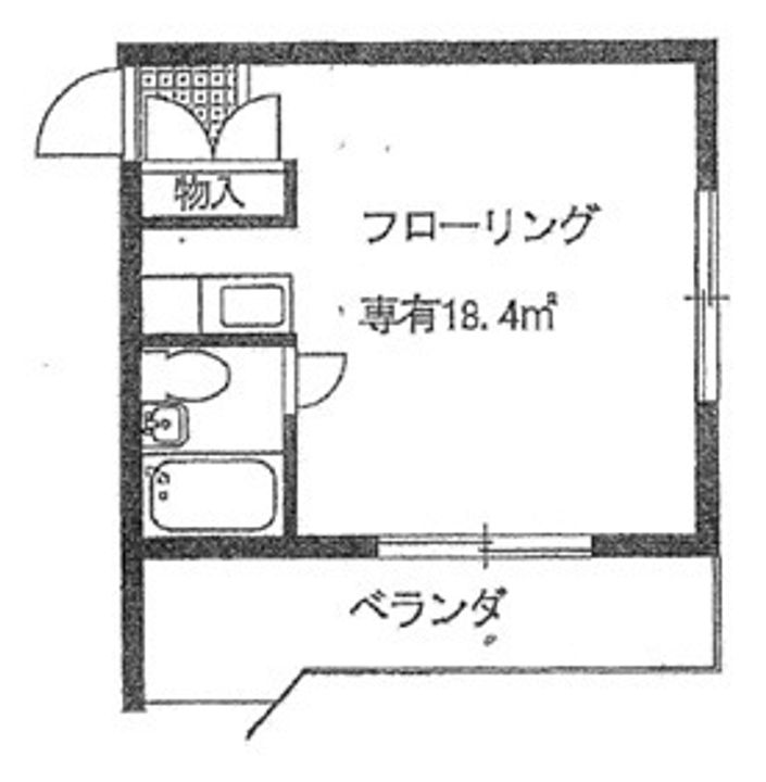 兵庫県神戸市灘区篠原中町4丁目(マンション)の賃貸物件の間取り