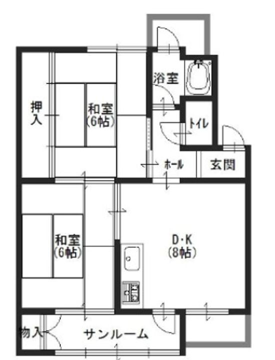 離宮ビルの間取り