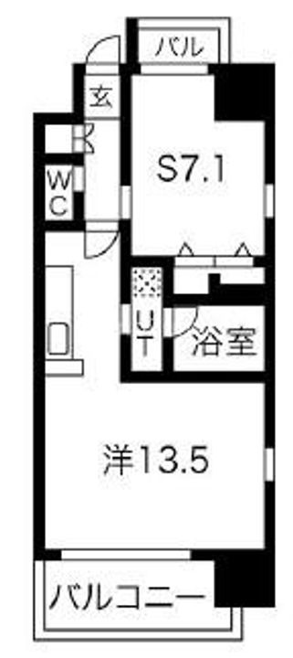 グランカーサ難波元町の間取り