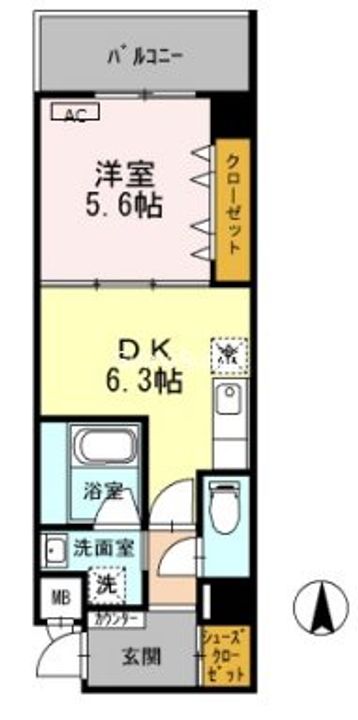 ベルフォーレイガの間取り