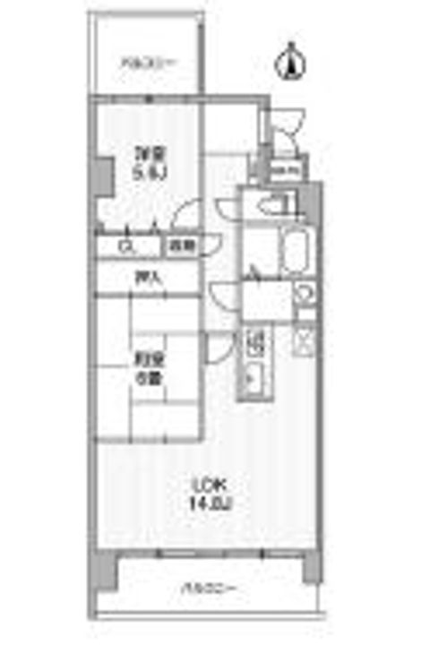 アーデンコート西長堀の間取り