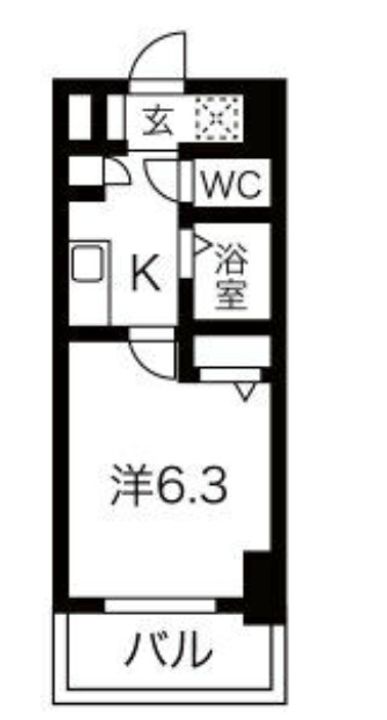 エステムプラザミッドプレイスの間取り
