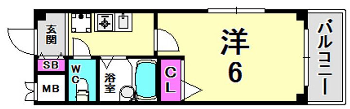 夙川チェリーハウスの間取り