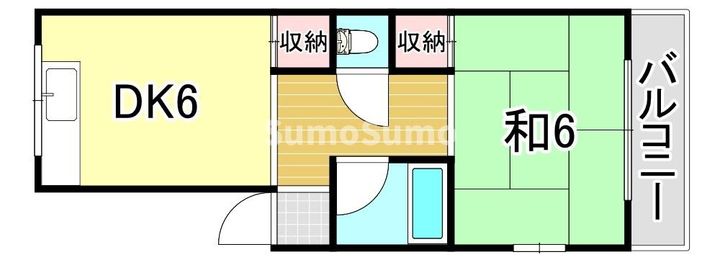 五番町ハイツの間取り