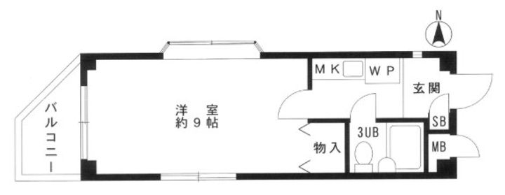 井上ハイツの間取り