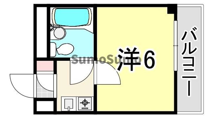 エクセレンス武庫之荘の間取り