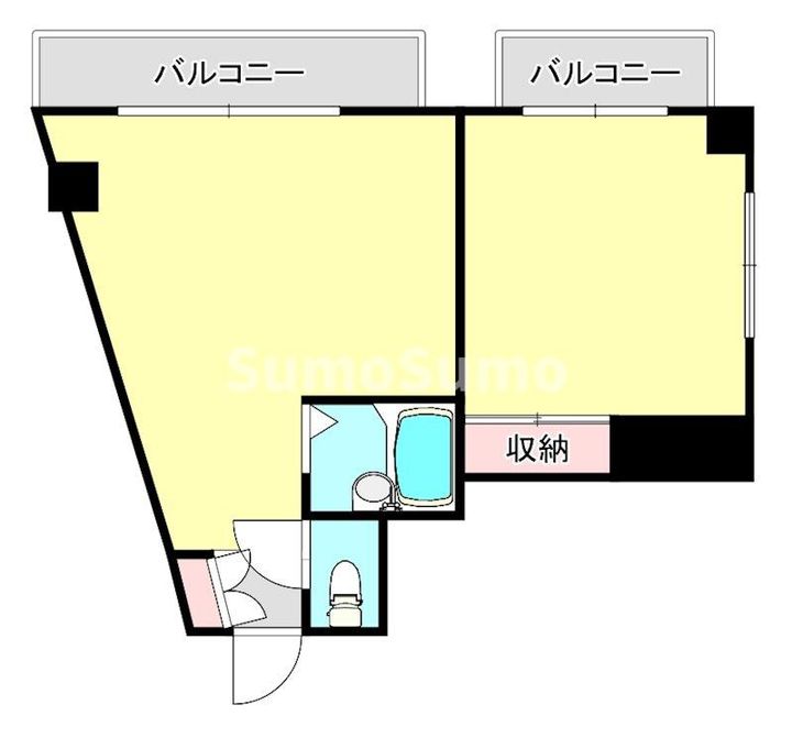 兵庫県神戸市灘区上野通4丁目(マンション)の賃貸物件の間取り