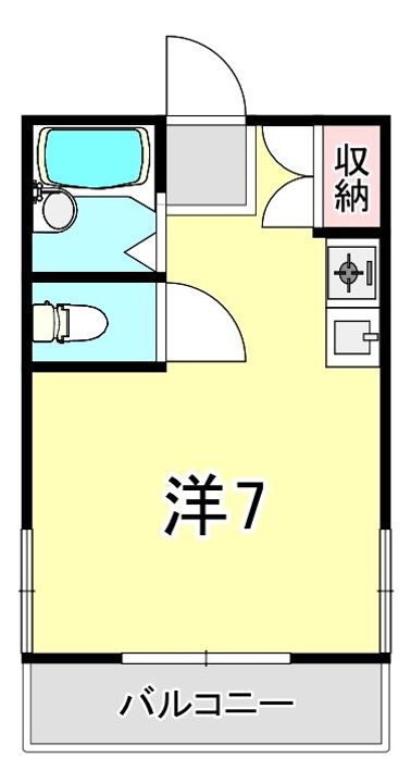 兵庫県神戸市灘区篠原中町4丁目(マンション)の賃貸物件の間取り