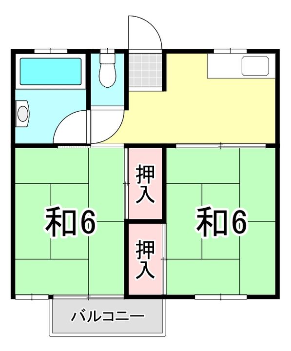 兵庫県西宮市甲子園口3丁目(マンション)の賃貸物件の間取り