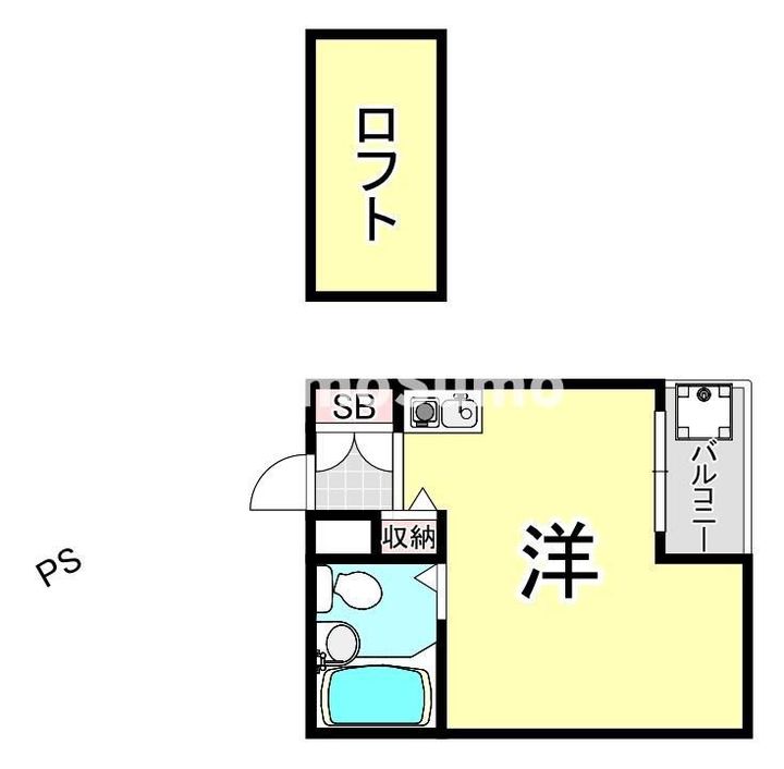 兵庫県尼崎市南武庫之荘9丁目(アパート)の賃貸物件の間取り