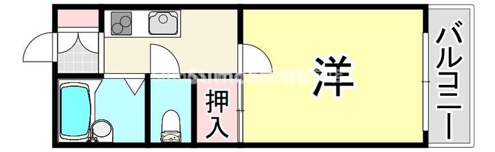 兵庫県尼崎市浜田町3丁目(アパート)の賃貸物件の間取り