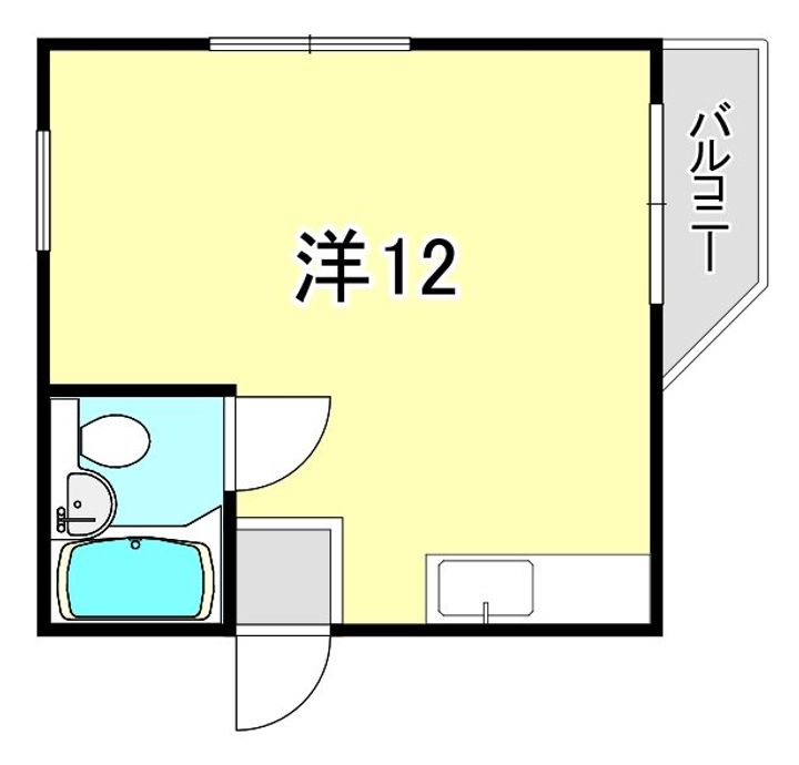 兵庫県神戸市灘区篠原中町3丁目(マンション)の賃貸物件の間取り