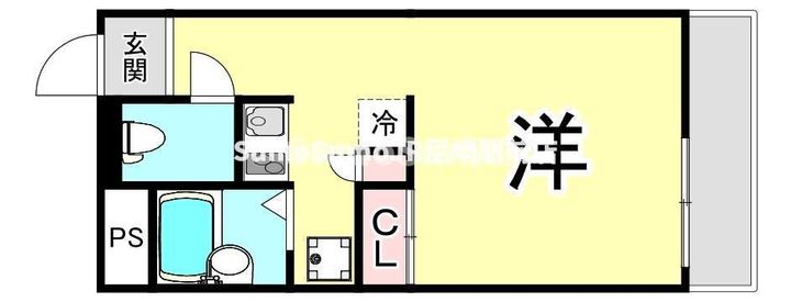 兵庫県尼崎市南塚口町3丁目(アパート)の賃貸物件の間取り