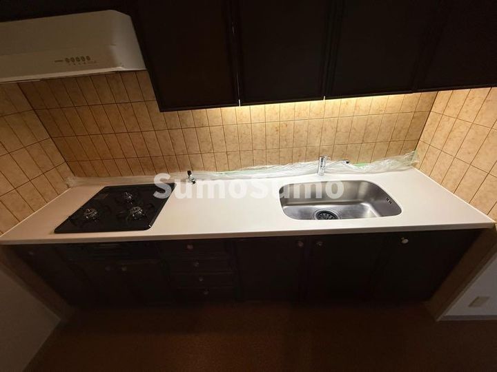 兵庫県神戸市東灘区西岡本6丁目(マンション)の賃貸物件のキッチン