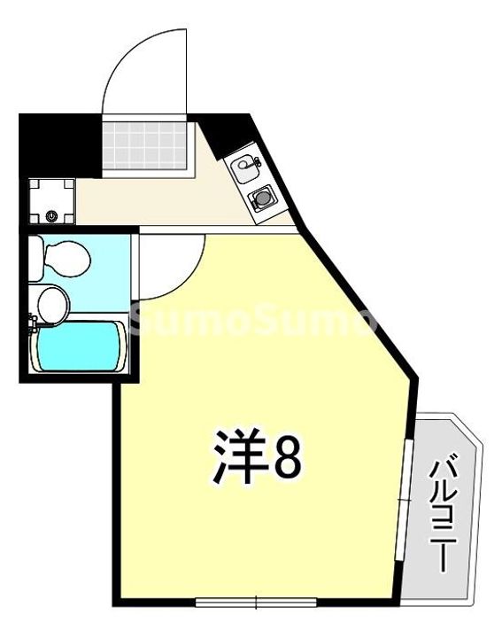 クリフサイド西岡本の間取り