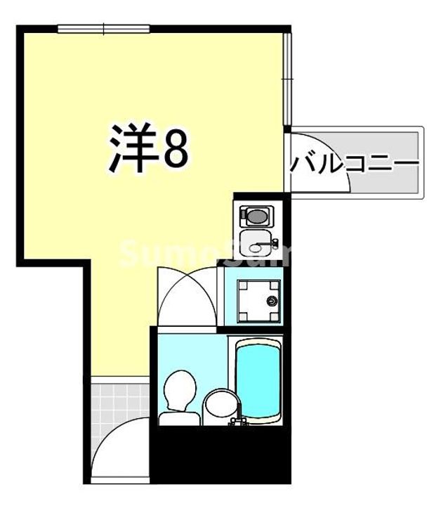 兵庫県神戸市東灘区西岡本6丁目(マンション)の賃貸物件の間取り