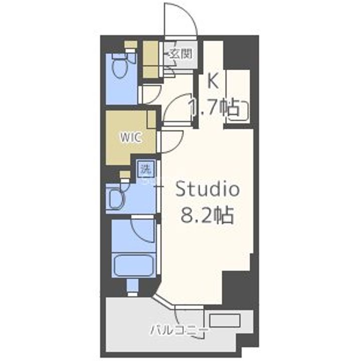 大阪府大阪市西区靱本町3丁目(マンション)の賃貸物件の間取り