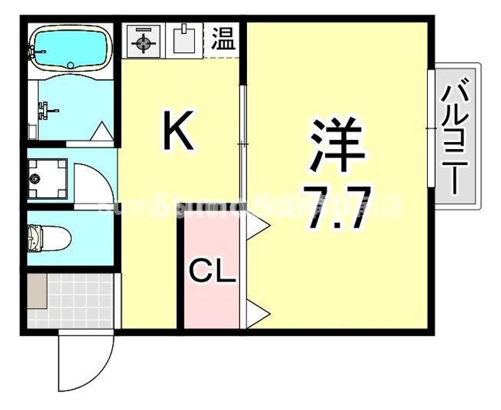 兵庫県尼崎市潮江2丁目(アパート)の賃貸物件の間取り