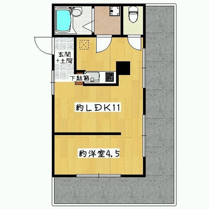 福岡県福岡市早良区城西3丁目(マンション)の賃貸物件の間取り