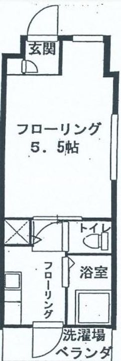兵庫県神戸市兵庫区下祇園町(マンション)の賃貸物件の間取り